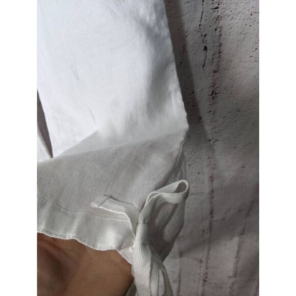Tommy Bahama Aubrey fit Women’s White Linen Cropped Pants Sz 6 NWT - Picture 3 of 10